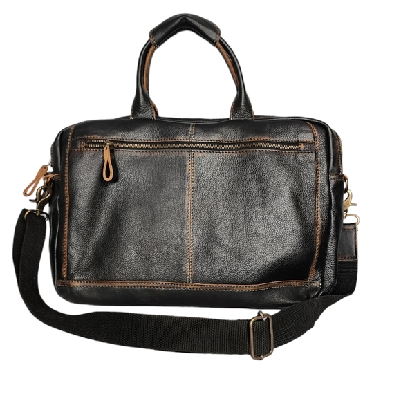 Wilsons Leather Bags Wilsons Leather Pebbled Rugged Briefcase